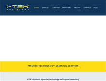 Tablet Screenshot of i-teksolutions.com